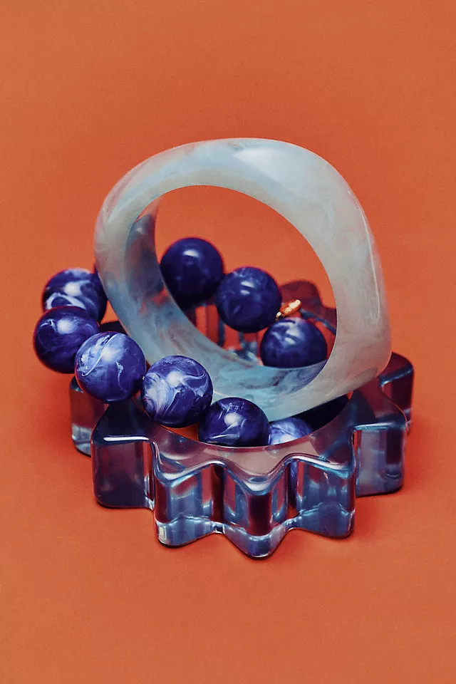 Resin Bangles, Set of 3 | Anthropologie (US)