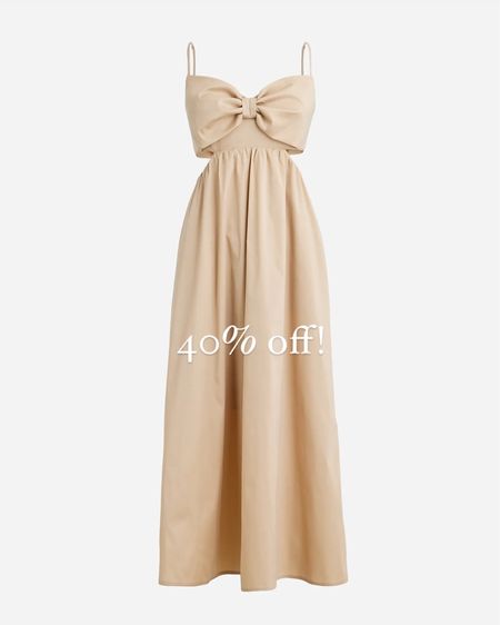 40% off bow dress and all of my favorite neutral items! 