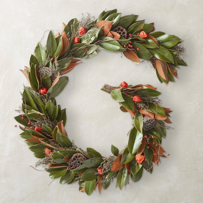 Magnolia Lantern Garland | Williams-Sonoma