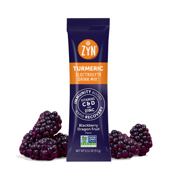 Blackberry Dragon Fruit Turmeric Electrolyte Drink Mix - 36 count - Subscription | Drink ZYN