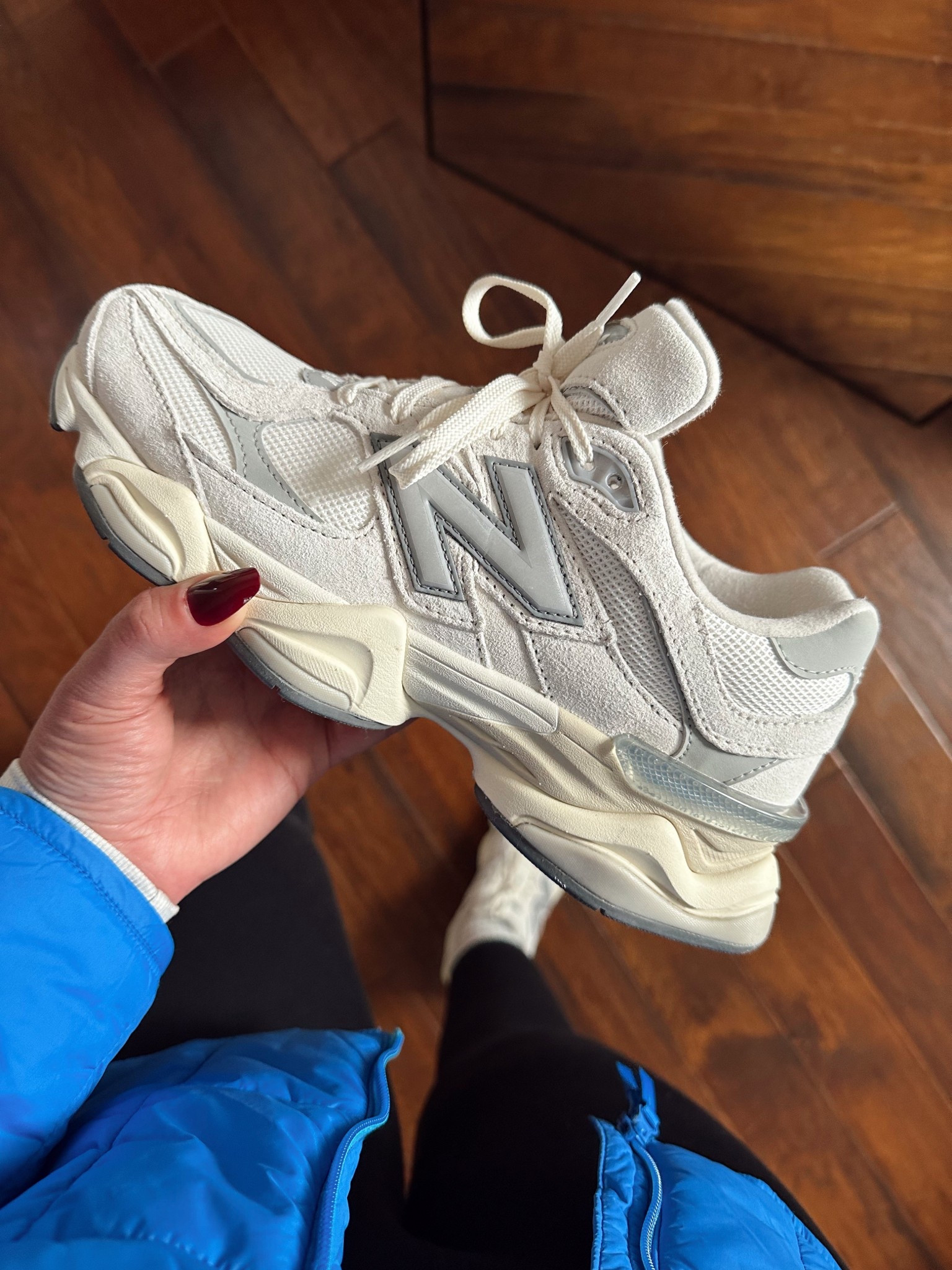 Finally got these New Balance 9060 sneakers 🤩 OBSESSED- size down half size! 