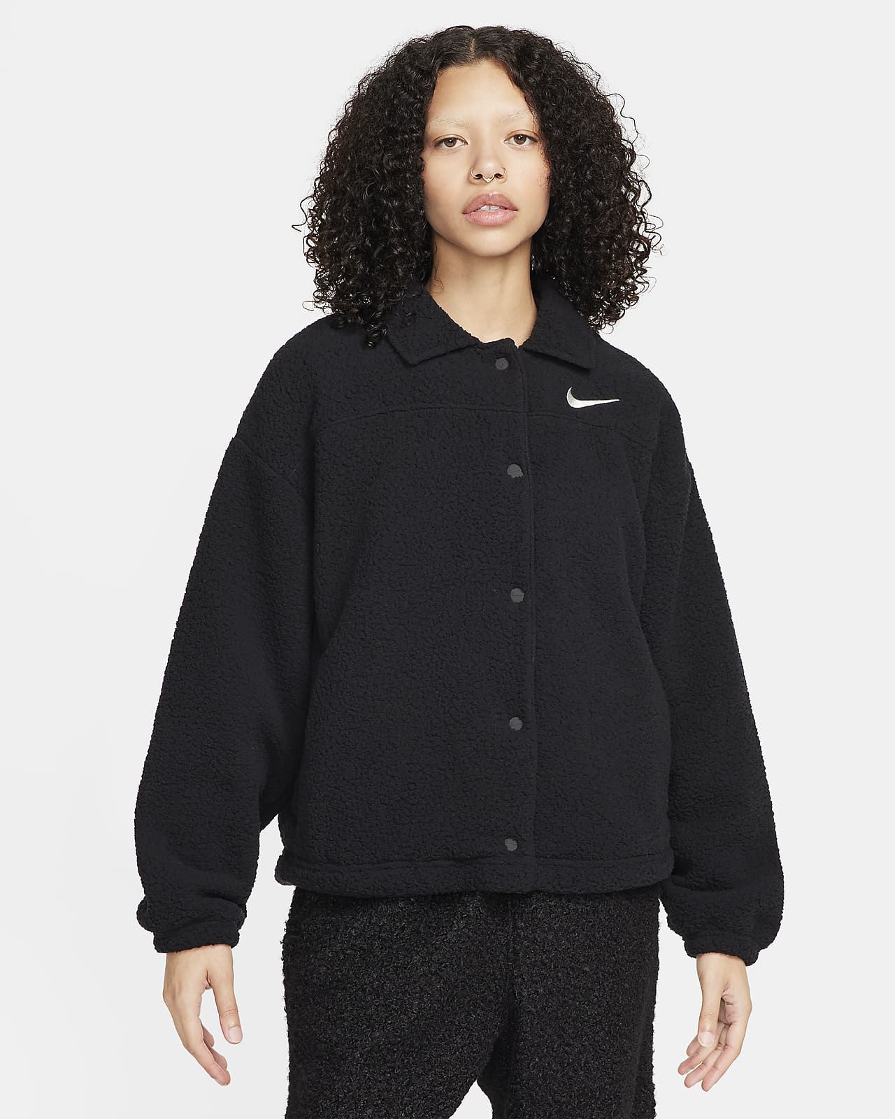 Nike Sportswear Women's Collared High-Pile Fleece Jacket. Nike.com | Nike (US)