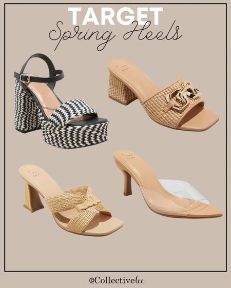 Target spring and Summer heels 

#LTKshoecrush #LTKfindsunder50 #LTKxTarget