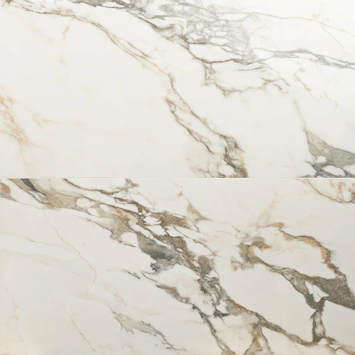 Gaverno 24 in. x 48 in. Marble Look Polished Porcelain Floor and Wall Tile (15.49 Sq. Ft. / Case) | Wayfair North America