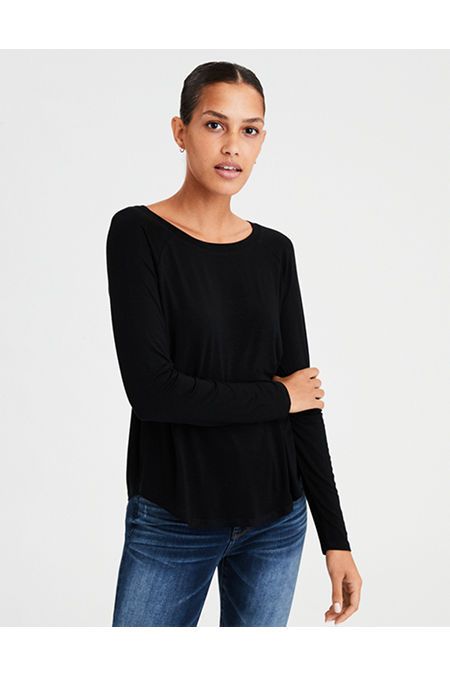 AE Soft & Sexy Long Sleeve T-Shirt | American Eagle Outfitters (US & CA)
