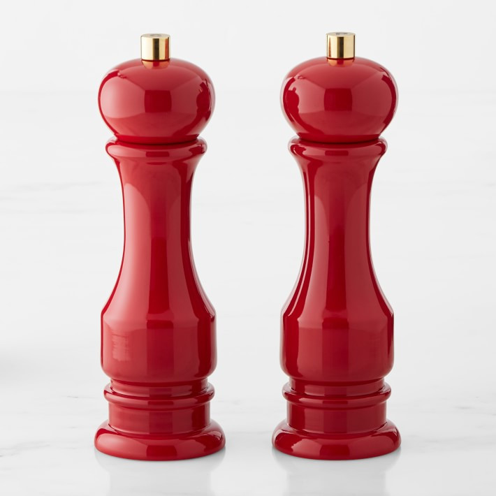 Williams Sonoma Traditional Salt and Pepper Mills Set, Red | Williams-Sonoma