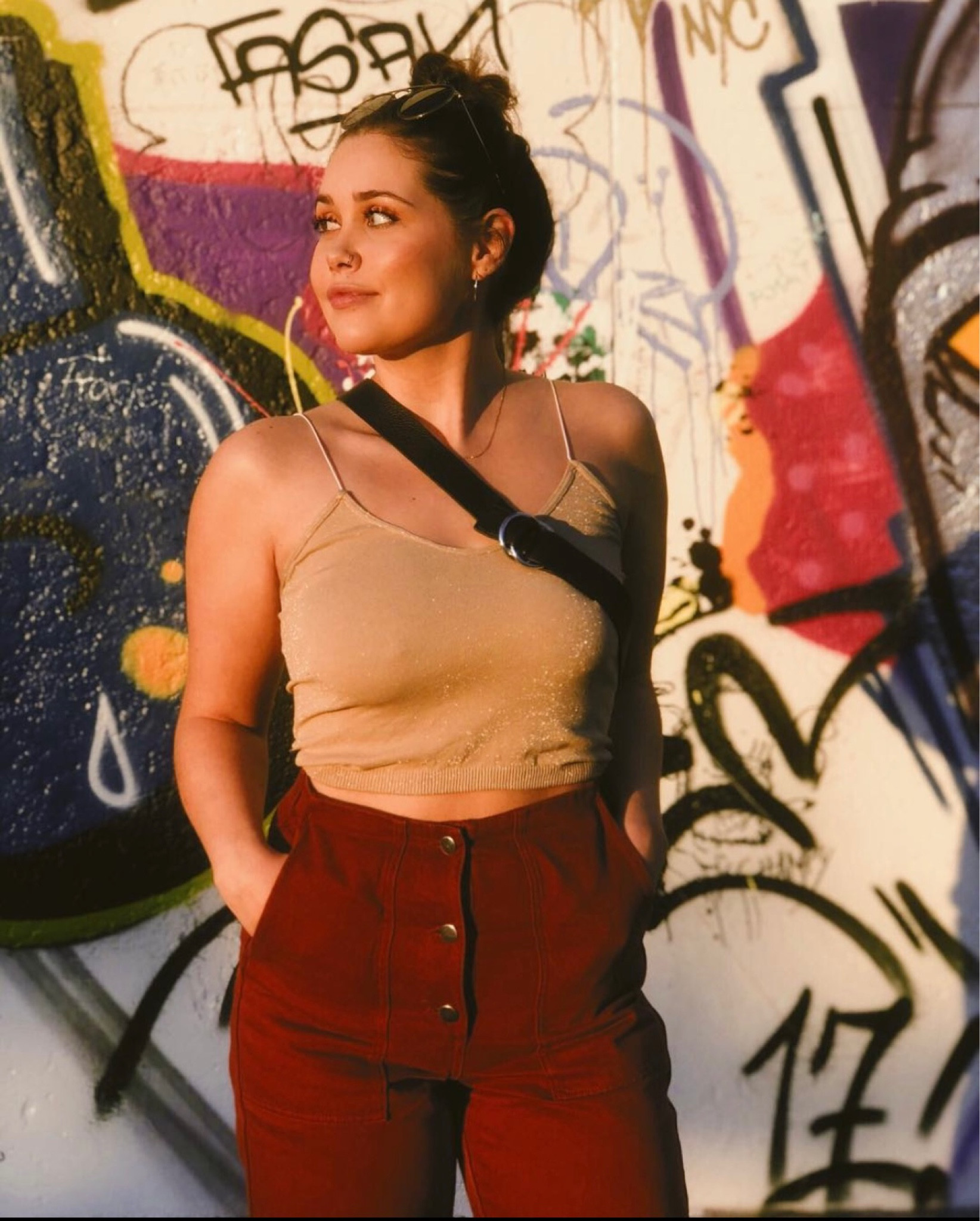 European Tourist stop: Berlin! Berlin outfit activated. Wearing my fave & Other Stories pants which are unfortunately sold out but these Osaka pants from Free People are super similar and actually look more comfy! Tank top is also Free People. Both items come in many different colors.

#LTKbeauty #LTKFestival #LTKFind