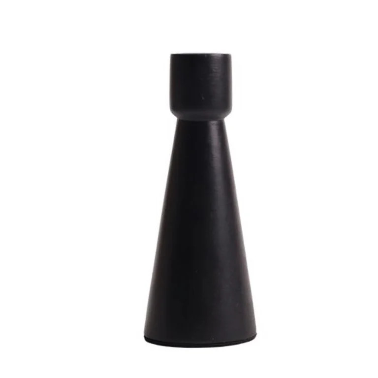 Mainstays 4.5 inch Taper Candle Holder Black | Walmart (US)