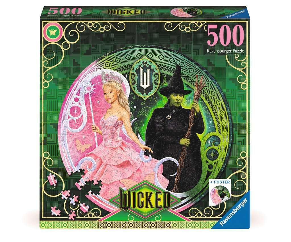 Ravensburger Wicked Act 1 Film - Circular Shaped 500 Piece Jigsaw Puzzle for Adults and Kids Age ... | Amazon (UK)
