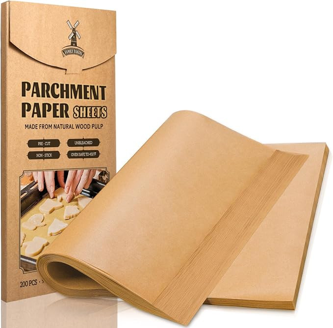 Hiware 200 PCS Parchment Paper Baking Sheets 9x13 IN, Precut Non-Stick Parchment Paper for Baking... | Amazon (US)