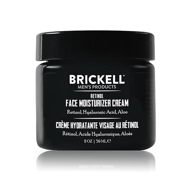 Brickell Men's Retinol Face Moisturizer Cream For Men, Natural & Organic, Anti-Wrinkle Face Night... | Amazon (US)