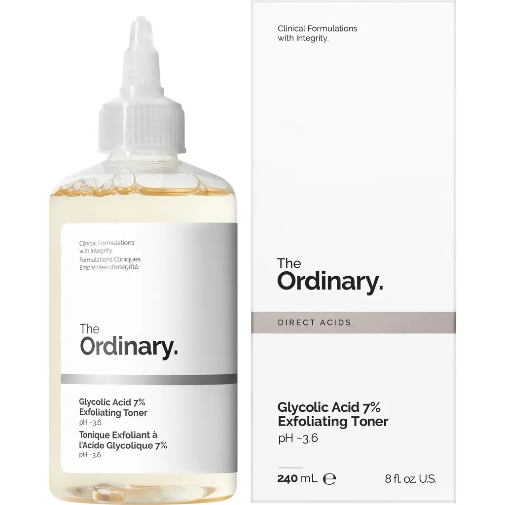 The Ordinary Glycolic Acid 7% Exfoliating Toner at Nordstrom, Size 3.3 Oz | Nordstrom