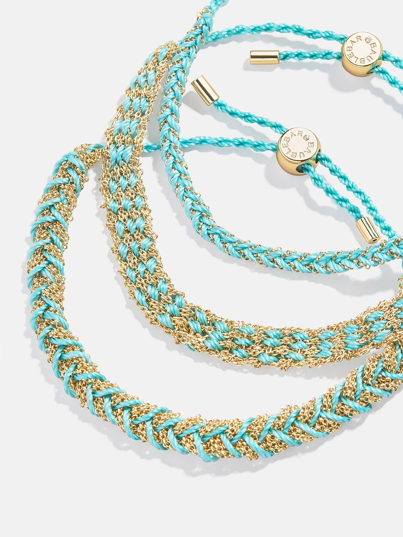 Hannah Bracelet Set - Aqua | BaubleBar (US)