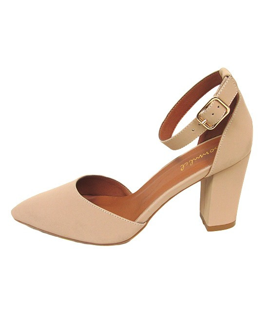 Nude Leona D'Orsay Pump - Women | Zulily