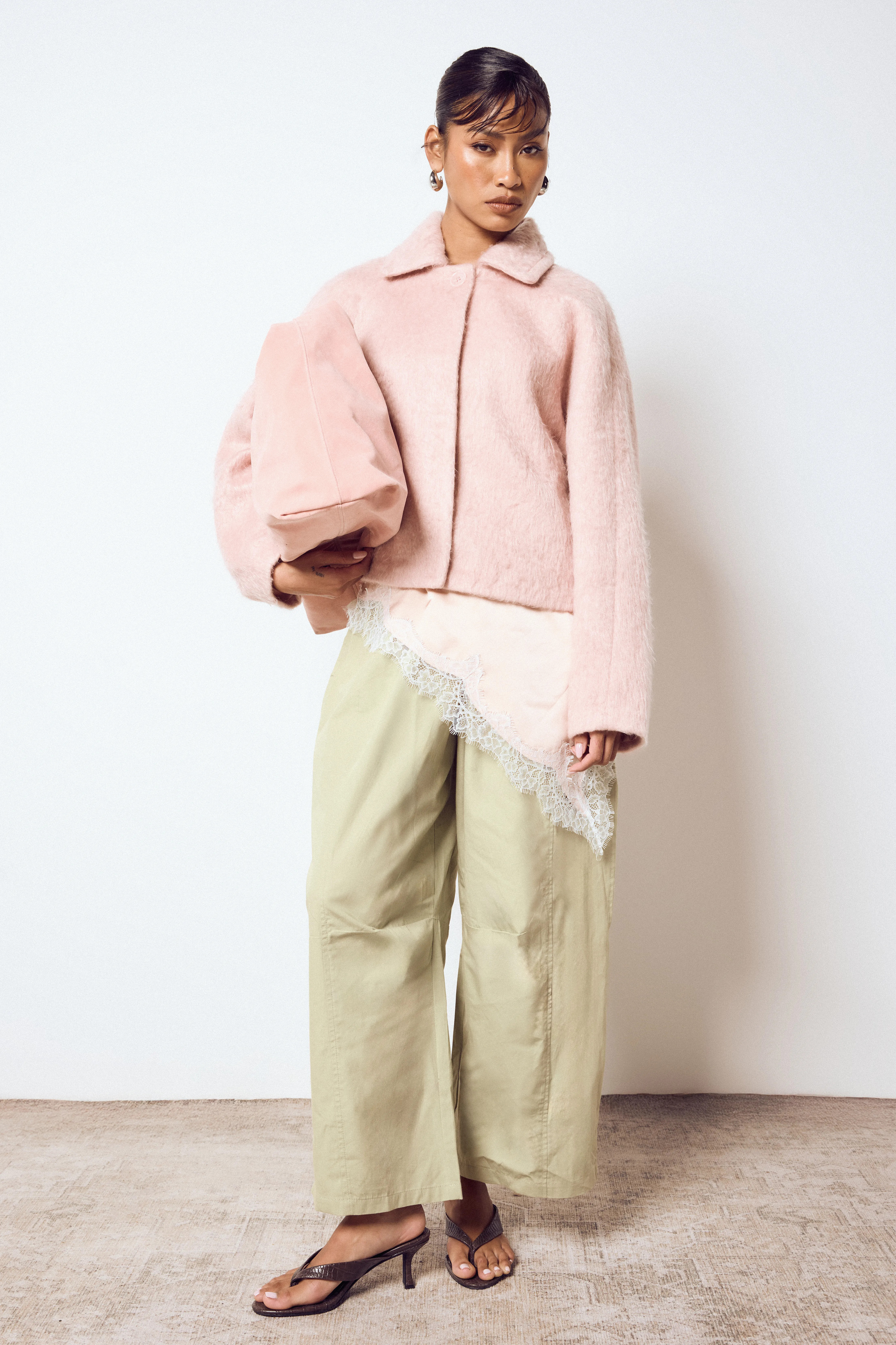 Jackets & Coats | Wool Look Button Up Jacket | boohoo | boohoo (US & Canada)