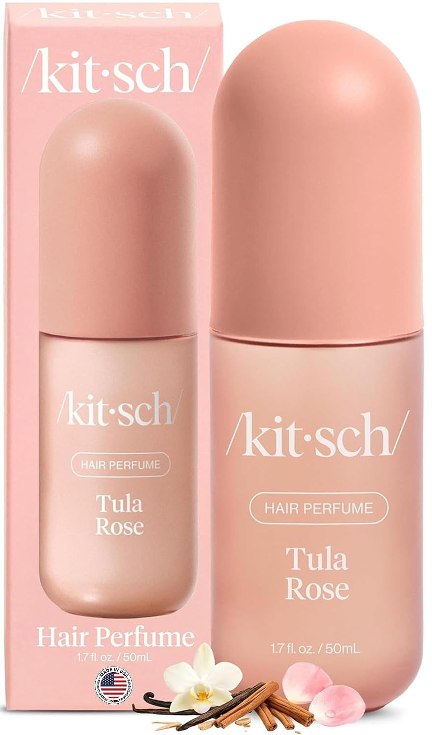 Kitsch Hair Perfume for Women – Hair Spray & Body Mist – Tula Rose, 50mL | Amazon (US)