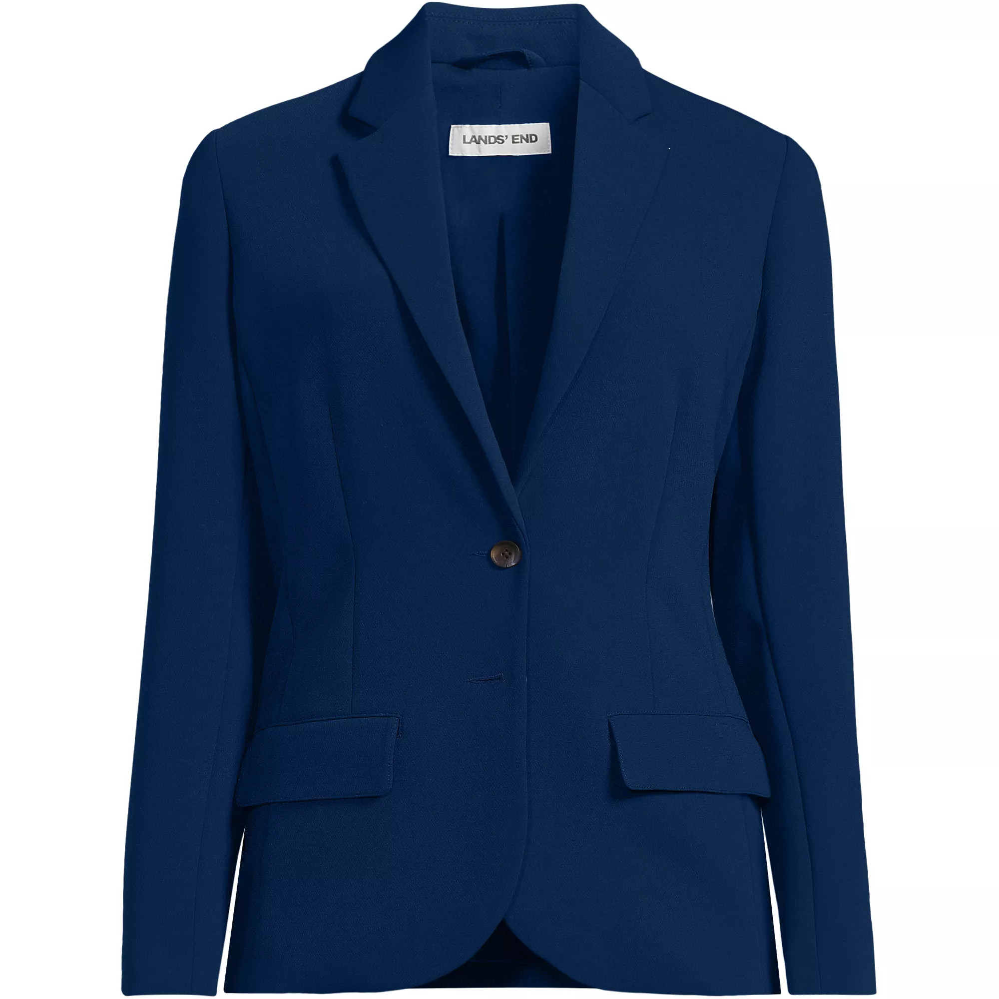 Women's Crepe Fluid Blazer | Lands' End (US)