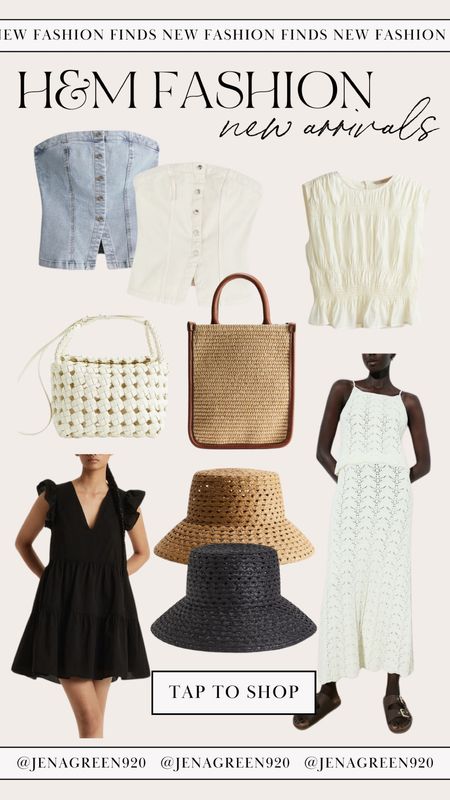H&M New Arrivals | Spring Break | Resort Wear | Denim tops | Straw Bucket Hat 

#LTKstyletip #LTKfindsunder50 #LTKfindsunder100