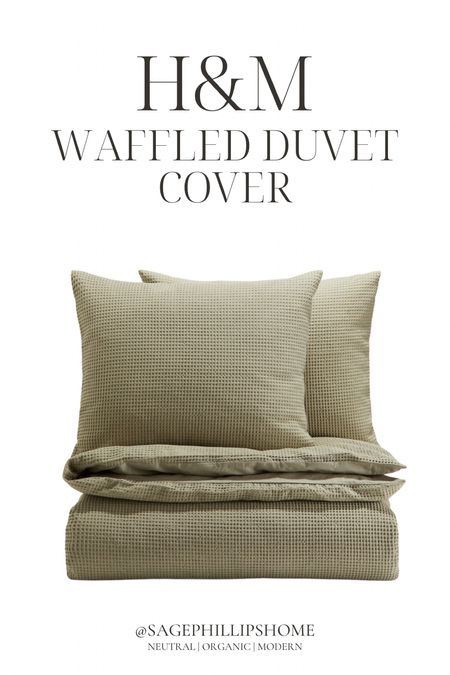 Just got this amazing waffle duvet cover from H&M, and I’m in love. The waffled texture adds such a cozy, tactile element, and the earthy tones are perfect for an organic, comfy vibe.

#LTKcanada #LTKsummer #LTKhome