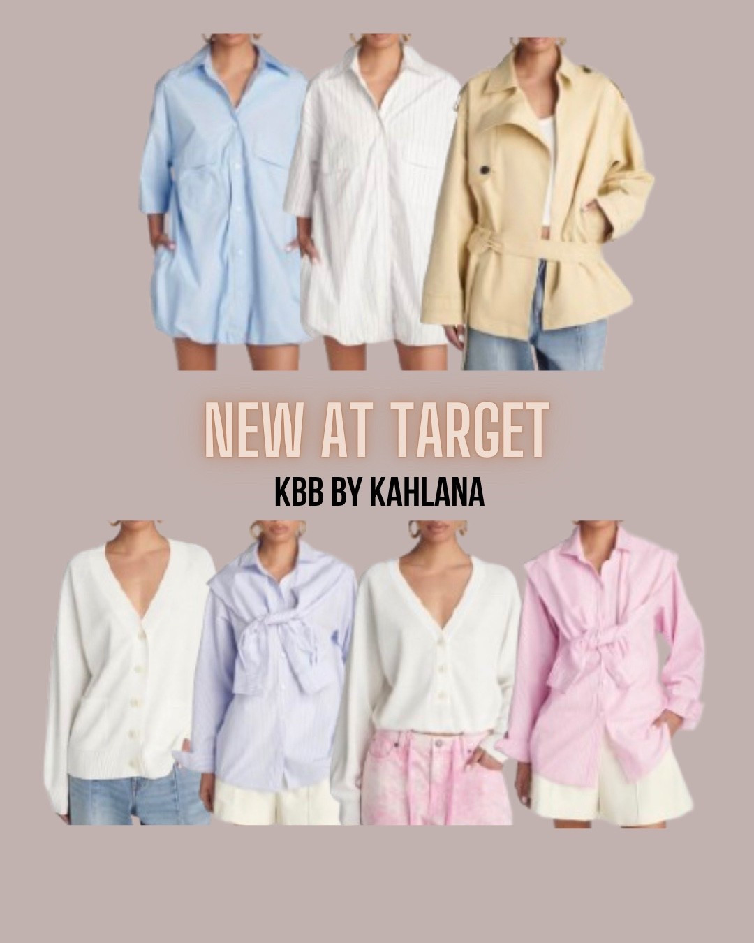 Target style
Shirt dress
Bubble hem dress
Cardigan