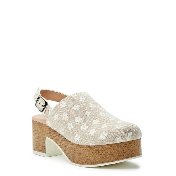 No Boundaries Women's Heeled Clogs | Walmart (US)