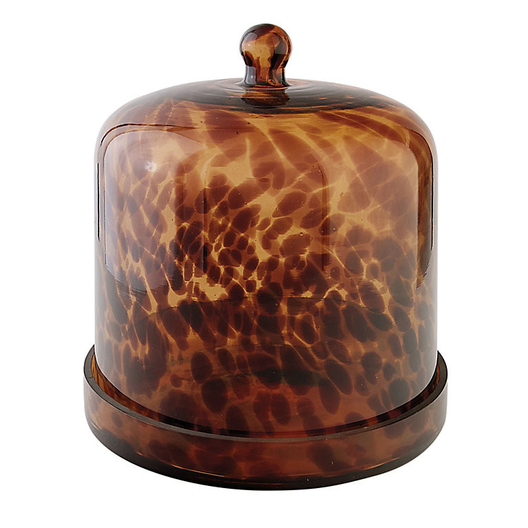 Tortoise Glass Cake Dome & Plate | Ballard Designs, Inc.