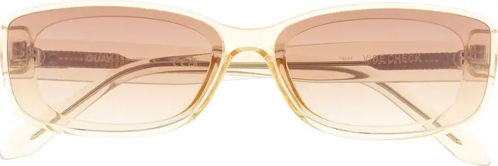QUAY Vibe Check 35mm Gradient Small Square Sunglasses | Nordstrom | Nordstrom