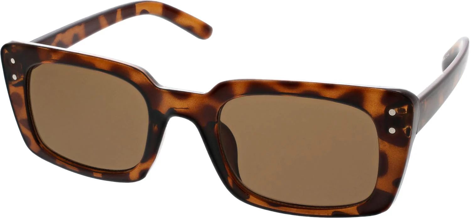 BCBGeneration Retro Rectangle Sunglasses in Crystal Tortoise Lord & Taylor | Lord & Taylor