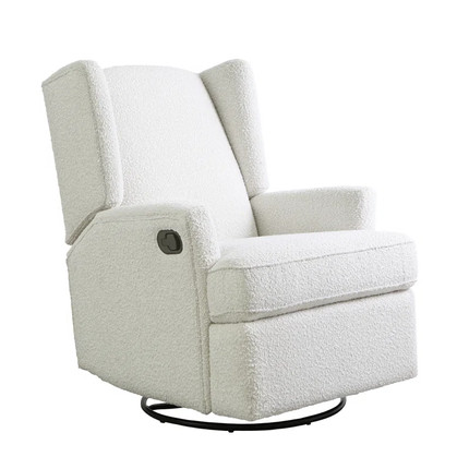 Upholstered Swivel Reclining Glider