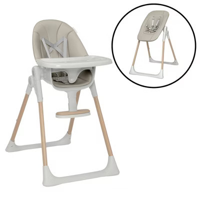 Delta Children Duet 2-in-1 High Chair and Newborn Seat - Taupe | Target
