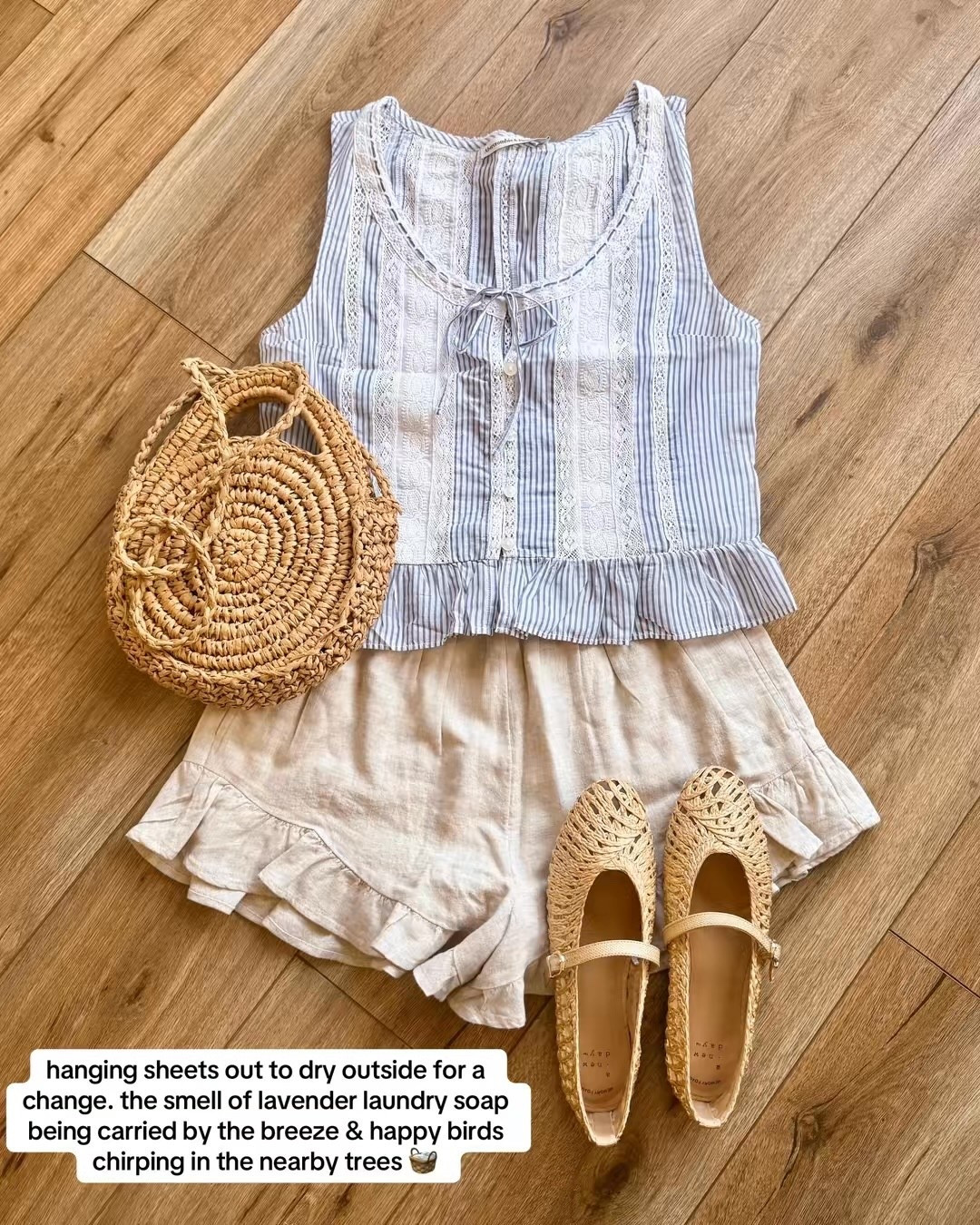 cotton and linen are my go to fabrics for the warmer months! quality over quantity 🩵 love these versatile ruffle shorts @abercrombie 

#LTKSpringSale #LTKootd #LTKSeasonal