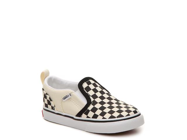 Vans Asher Checkers Slip-On Sneaker - Kids' | DSW
