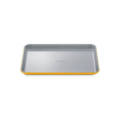 Caraway Home 15" Nonstick Ceramic Baking Sheet Marigold: Aluminized Steel, Rectangle, Hand Wash, Cookie Sheet | Target