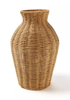Crown & Ivy™ Rattan Vase | Belk