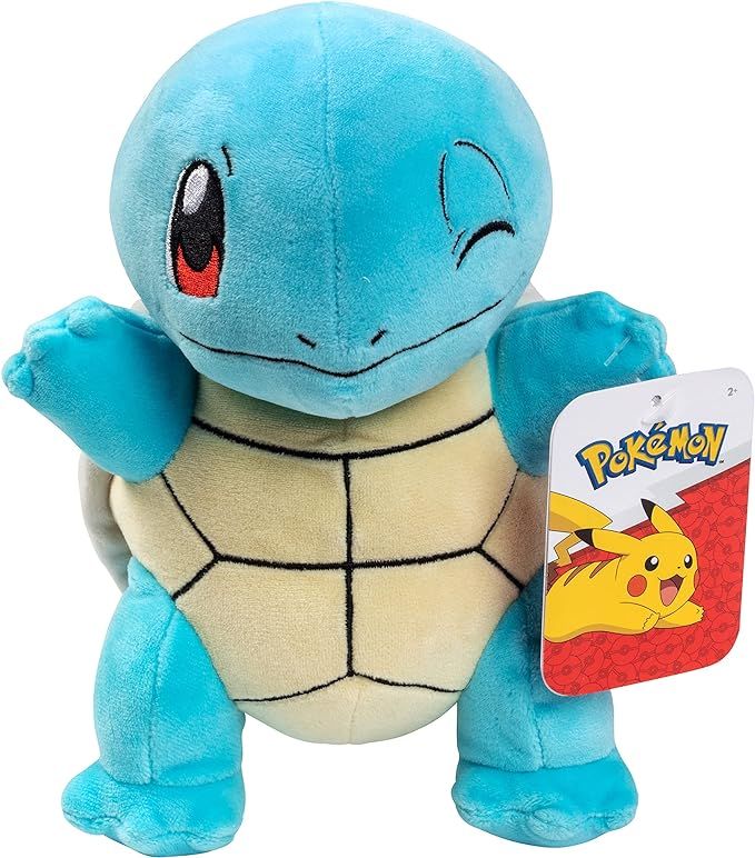 Pokémon 8" Squirtle Plush - Officially Licensed - Quality & Soft Stuffed Animal Toy - Generation... | Amazon (US)