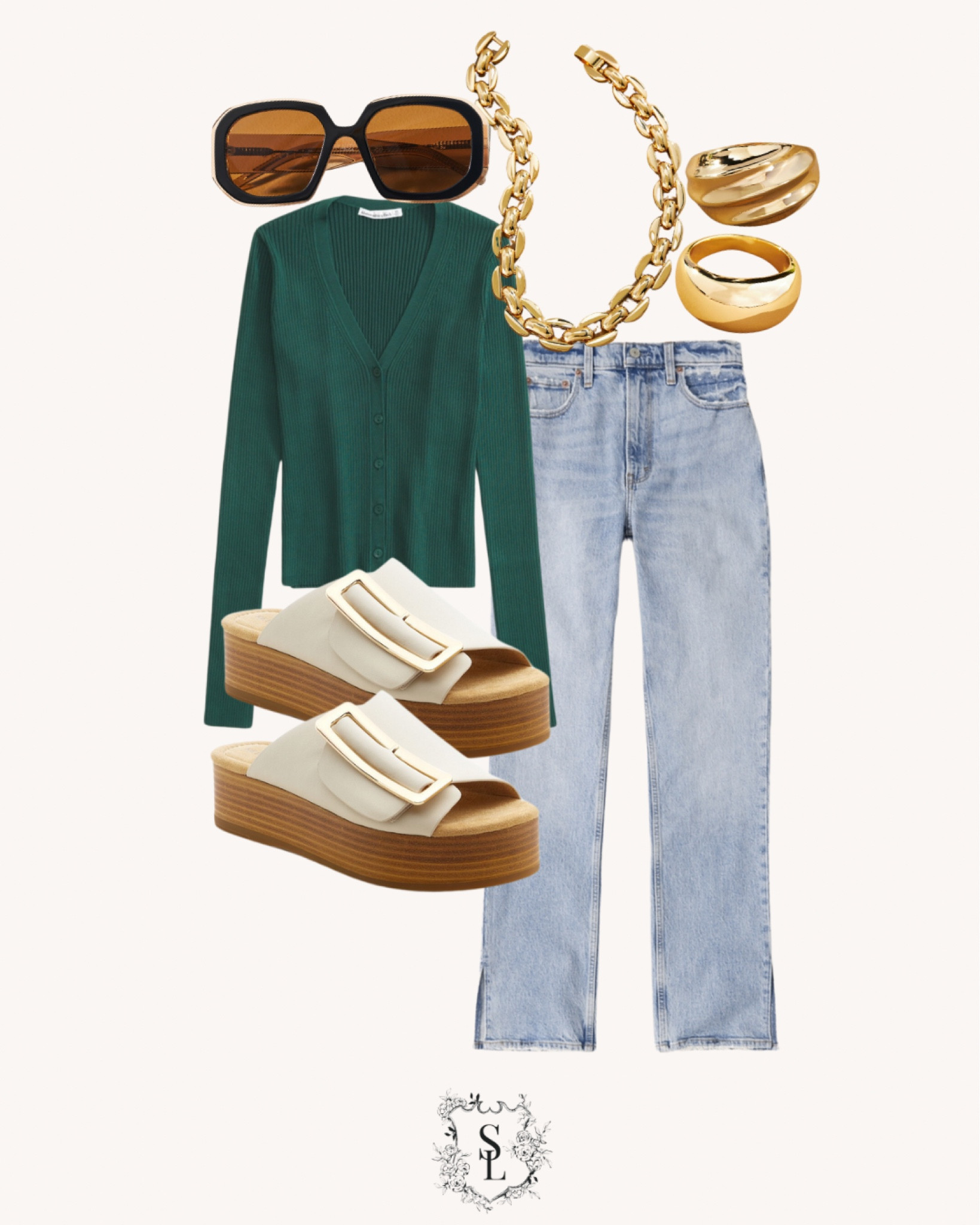 This outfit will be on sale starting March 8th. Be sure to favorite and come back for exclusive in app promo code. 



LTK spring sale | on sale | discount | coupon code | promo code | saint patricks day outfit | st. patricks day | green outfit | spring outfit | green top | jeans | chunky jewelry | platforms | sunglasses | abercrombie | anthropologie | trendy | cool girl aesthetic | what to wear | ootd | mules | gold jewelry | rings | necklace 

#LTKSpringSale #LTKsalealert #LTKU