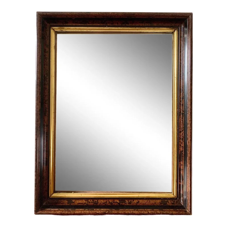 Antique Faux Tortoise Shell Wall Mirror, Circa Early 20th Century | Etsy (US)