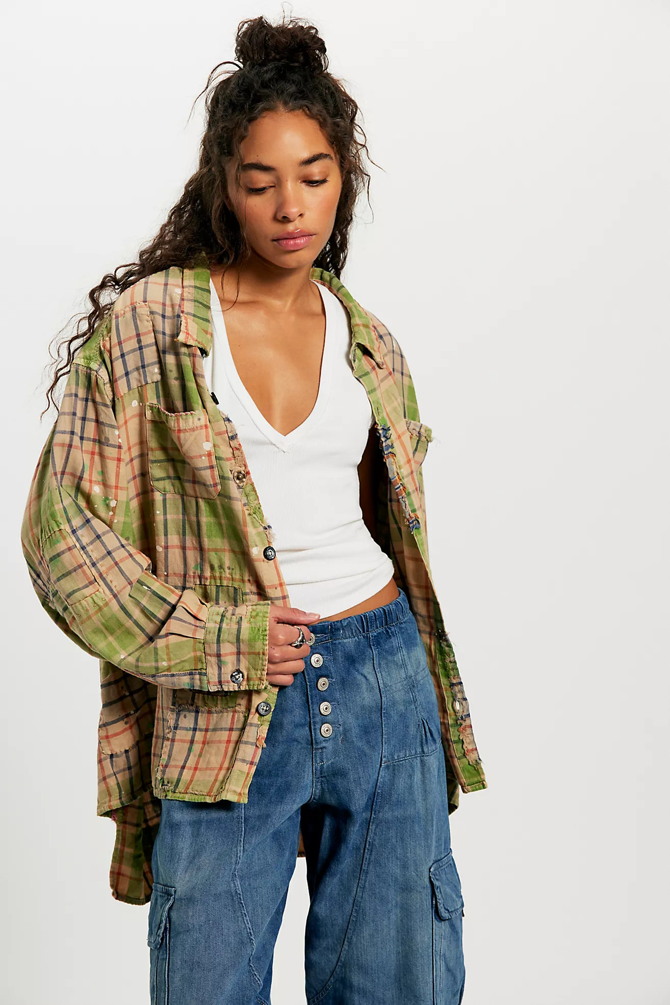 Magnolia Pearl Adison Plaid Workshirt | Free People (Global - UK&FR Excluded)