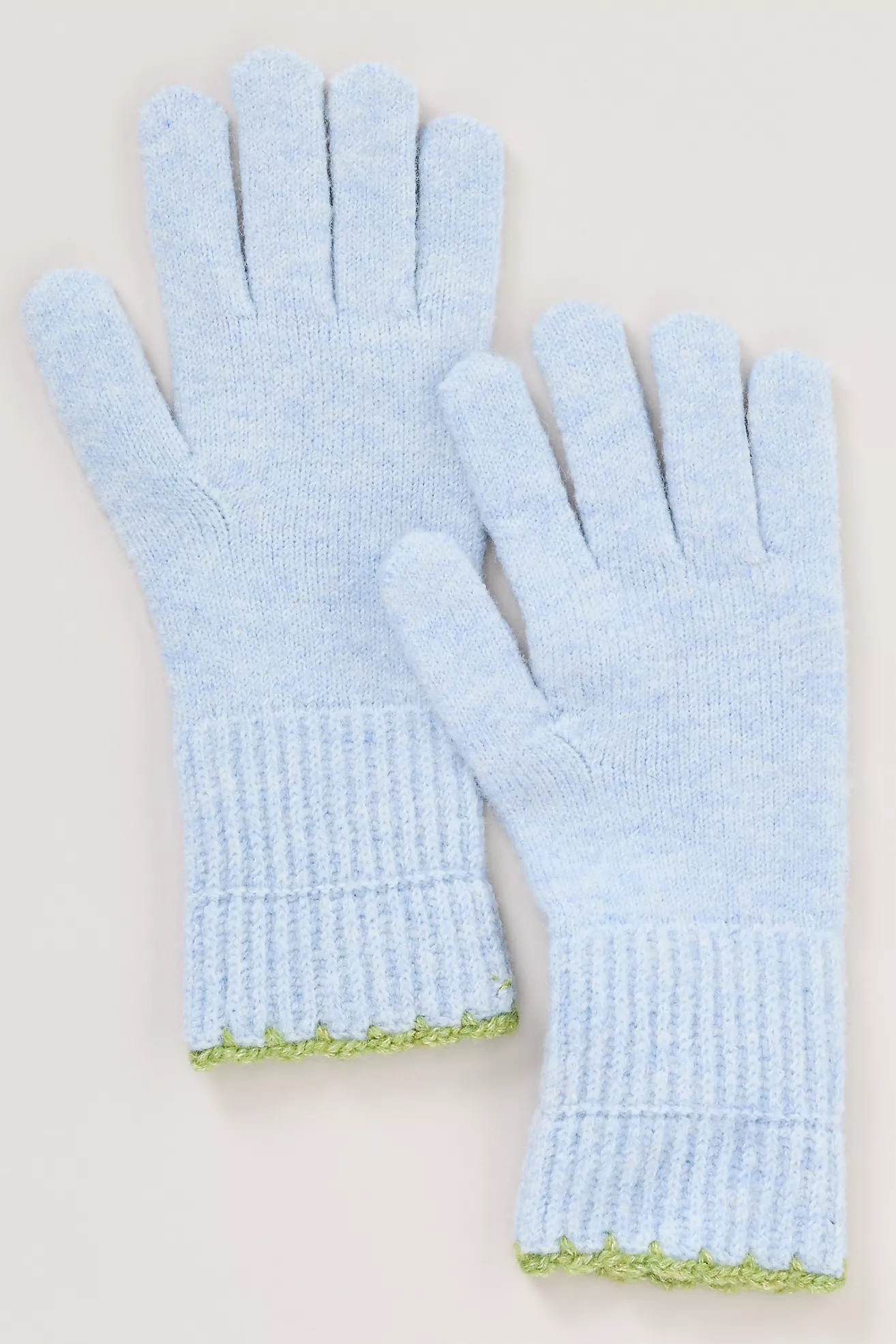Maeve Solid Ribbed Knit Gloves | Anthropologie (US)