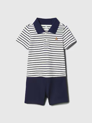 Baby 2-in-1 Polo Shorty One-Piece | Gap (US)