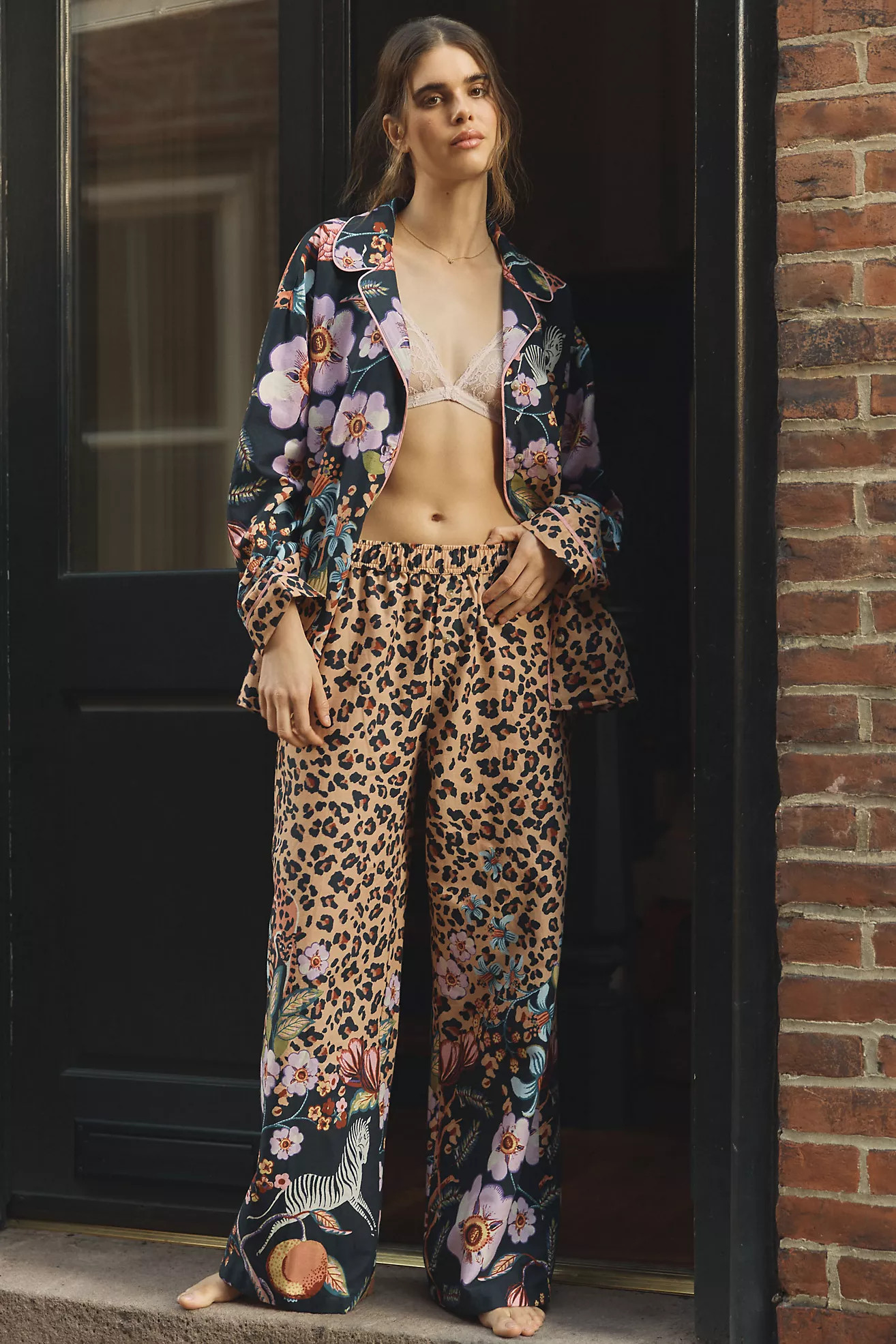 LyreBird Cloud Flannel Pajama Pants | Anthropologie (US)