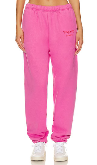 The Mayfair Group Empathy Always Sweatpants in Pink. - size S/M | Revolve Clothing (Global)