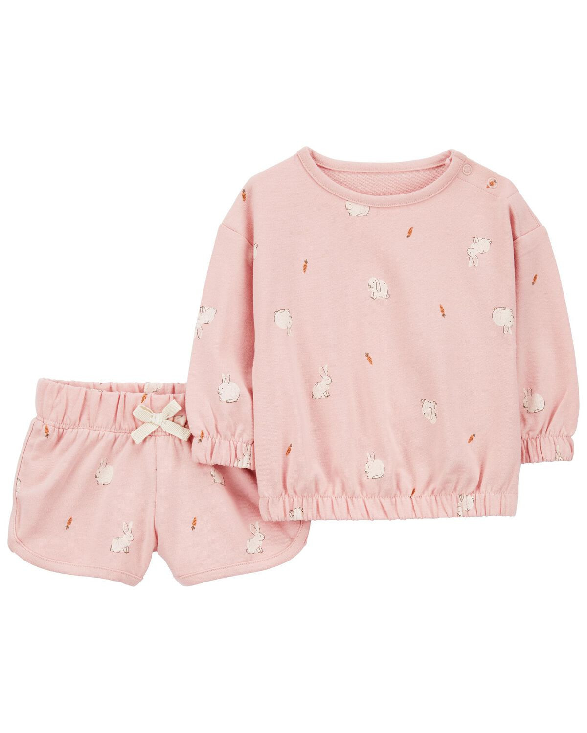 Pink Baby 2-Piece Easter Bunny Outfit Set | carters.com | Carter's