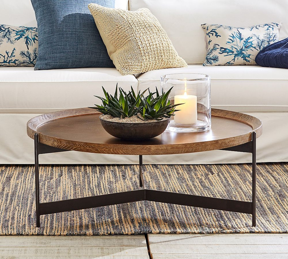 Norcross Round Coffee Table (40") | Pottery Barn (US)