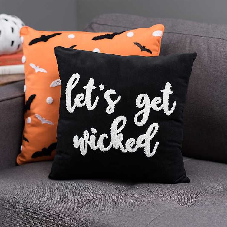 Let's Get Wicked Halloween Pillow | Kirkland's Home