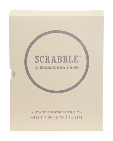 Scrabble Linen Book Box | TJ Maxx