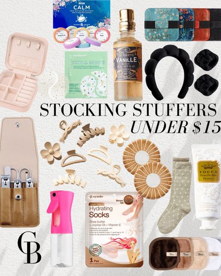 Stocking stuffers under $15

Gift guide  Gift ideas  Stocking stuffers  Gifts under $15  Under $15  Holiday  Travel  Spa headband  Room spray  Claw clips  Hair accessories  Nail clippers  Foot mask  Beauty  Socks  Lotion  Makeup eraser  

#LTKHoliday #LTKSeasonal #LTKGiftGuide
