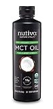 Nutiva Organic MCT Oil, Keto & Paleo Friendly, Unflavored, 16 Ounce | Amazon (US)