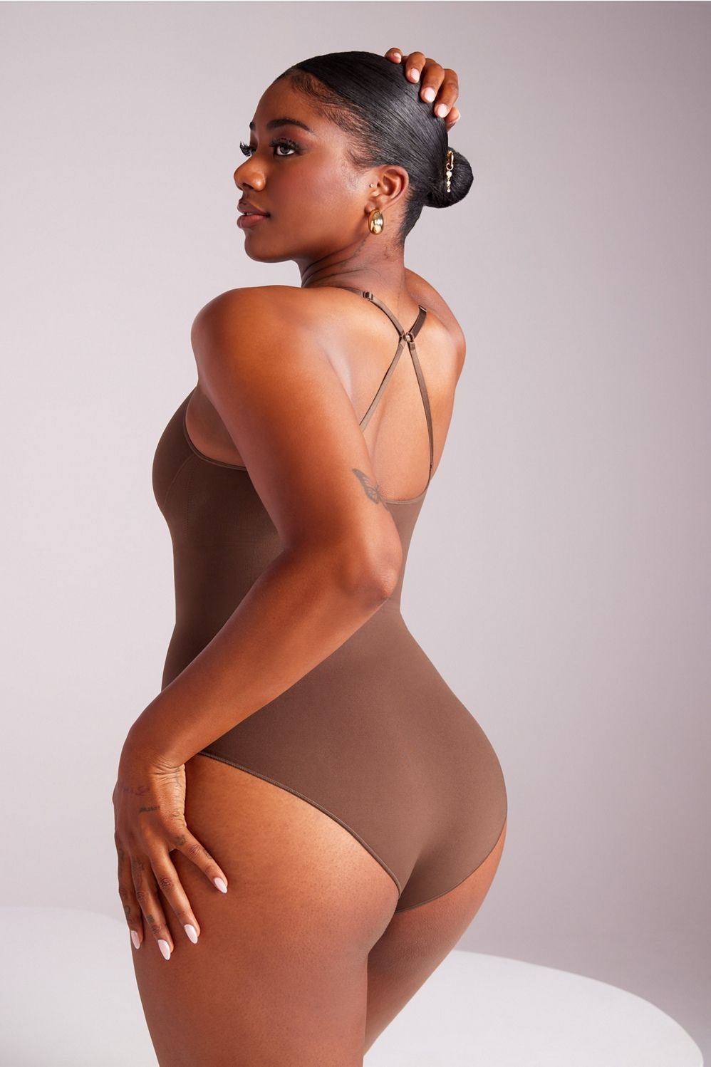 Nearly Naked Shaping Strappy Bodysuit | Fabletics - North America