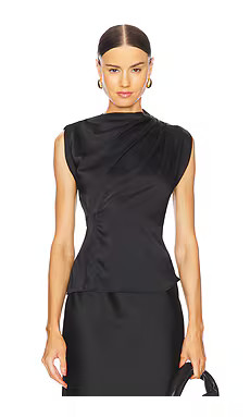 L'Academie by Marianna Adira Top in Black from Revolve.com | Revolve Clothing (Global)